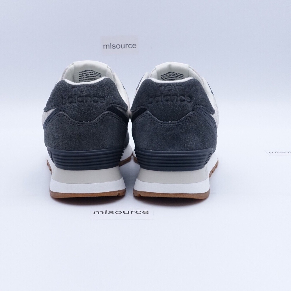 NEW New Balance 574 Sneakers WL574WC Grey/White/Floral - Picture 3 of 15